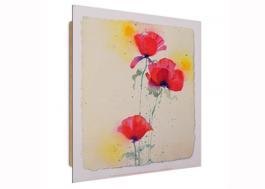Taulu Poppies 1 3D 30x30 cm