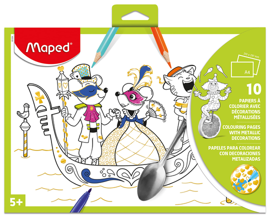 Maped - Photo Color Metallized Paper x10 - Green
