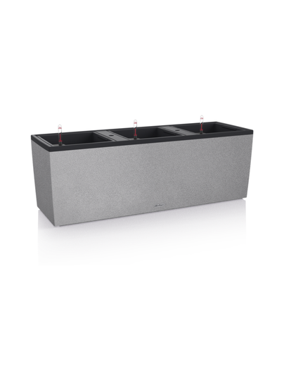 Trio stone harmaa altakasteluruukku 100x32cm, korkeus 34cm + jalat 15 cm + köynnöskehikko