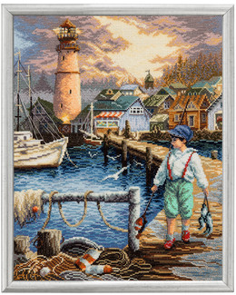 Kirjontapakkaus Taulu Poika