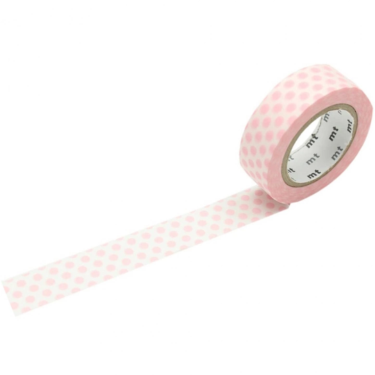 MT Washi-teippi Dot Strawberry Milk