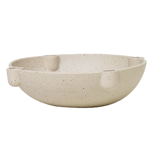 ferm LIVING Bowl kynttelikkö, iso, keraaminen