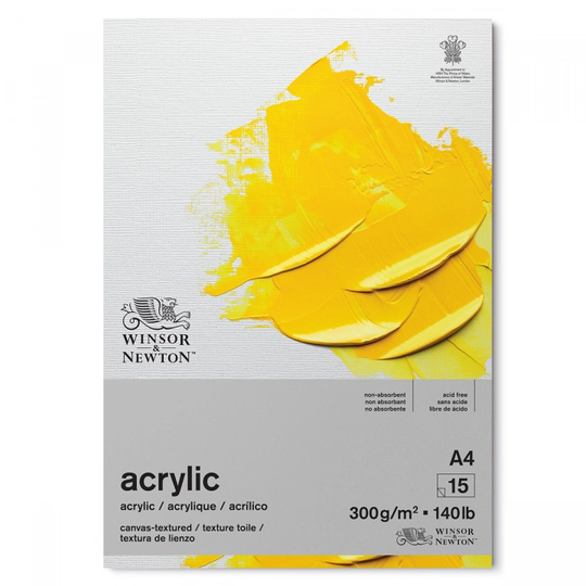 Winsor & Newton Akryylilehtiö A4 300g