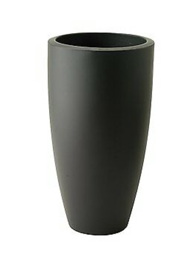 Pure soft round high tummanharmaa ruukku ∅48,5cm, korkeus 88,5cm