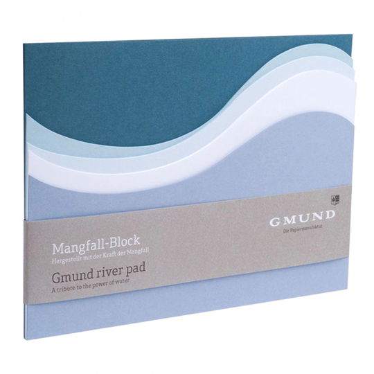 Gmund River Notepad A5 Greyblue