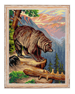 Tavla Grizzly Björn