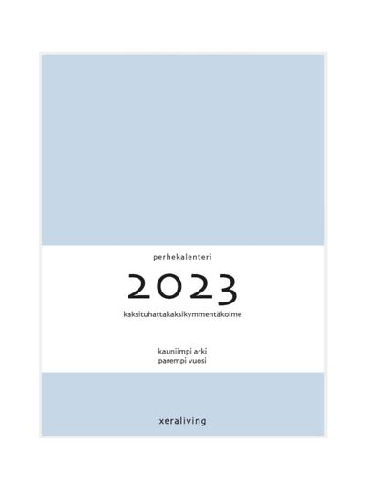 Kauniimpi arki perhekalenteri 2023