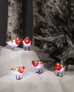 Star Trading Ulkokoriste LED Linnut