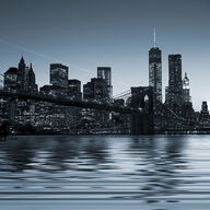 Canvas-taulu | Akustiikkataulu New York Manhattan MV 1149