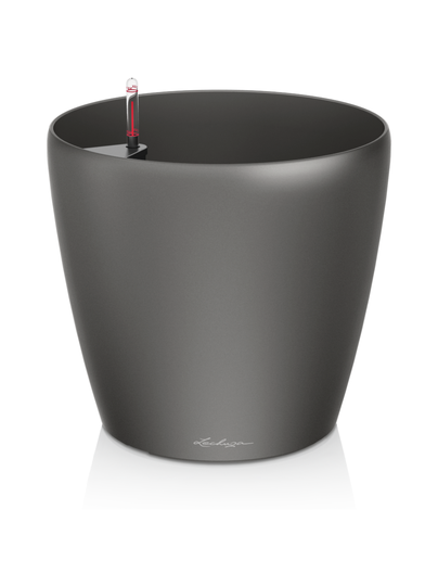 Classiko ls tummaharmaa altakasteluruukku pyörillä, ∅50cm, korkeus 47cm