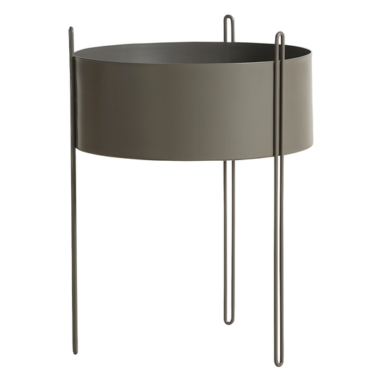 Woud Pidestall ruukku, iso, taupe