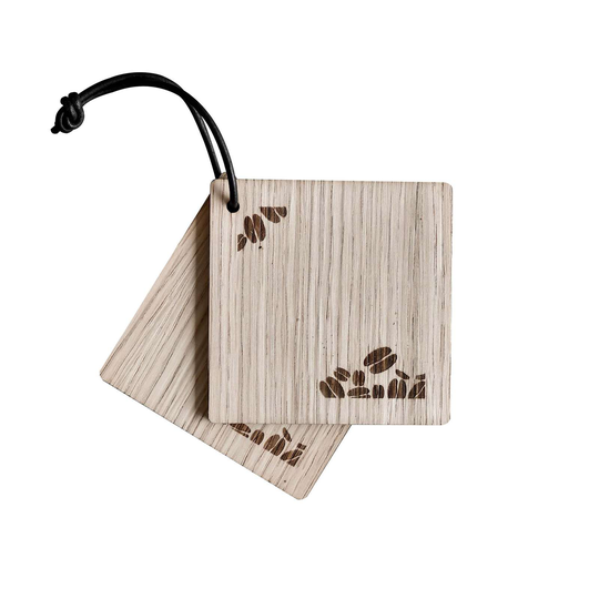 Minifabrikken - Coasters 2 pcs - Light oak (94033)