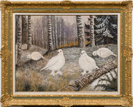Marko Lammervo - Lapin riekot - 82x102 cm