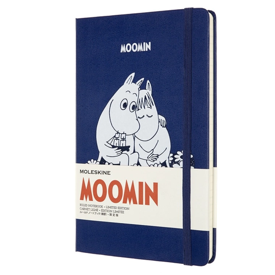 Moleskine Hardcover Large Muumin Sininen Ruled