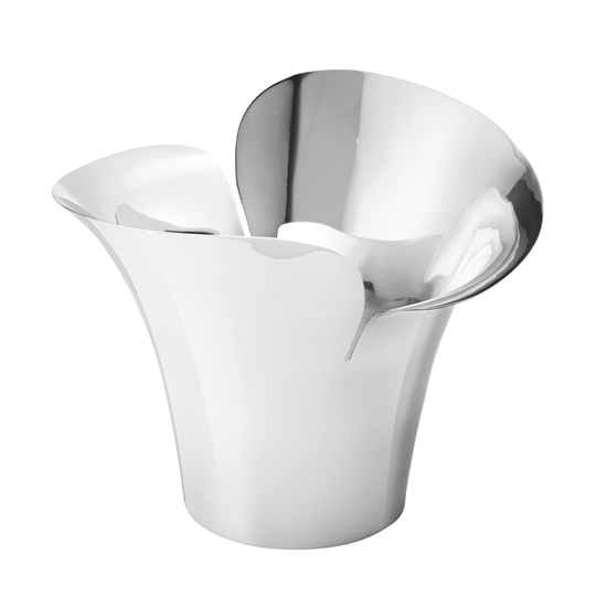 Georg Jensen Bloom Botanica kukkaruukku, L, ruostumaton teräs