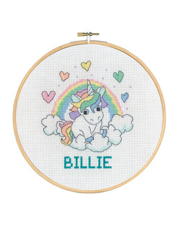 Kirjontapaketti Taulu Yksisarvinen