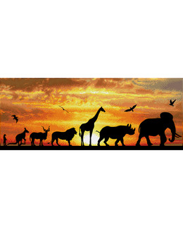 Diamond Painting Afrikan taivas