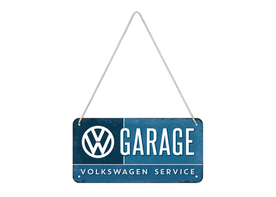 Retro metallitaulu VW GARAGE 10x20 cm