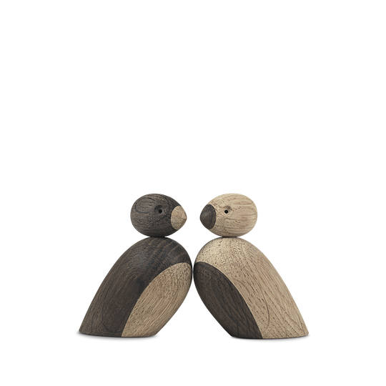 Kay Bojesen - Pair of Sparrows oak/smoked oak​ (39460)
