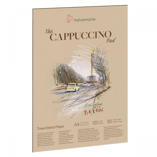 Hahnemühle The Cappuccino Pad Luonnoslehtiö A4 120g