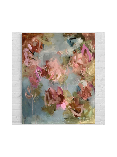 Akryylimaalaus `dream place`
