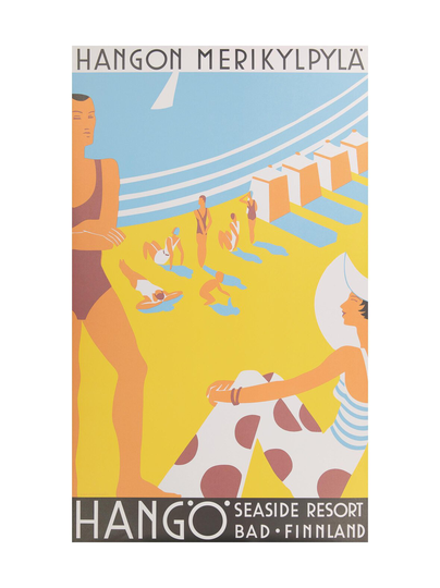 Hanko-hangö resort -juliste