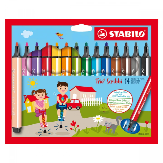 Stabilo Trio Scribbi Tussikynät 14 kpl