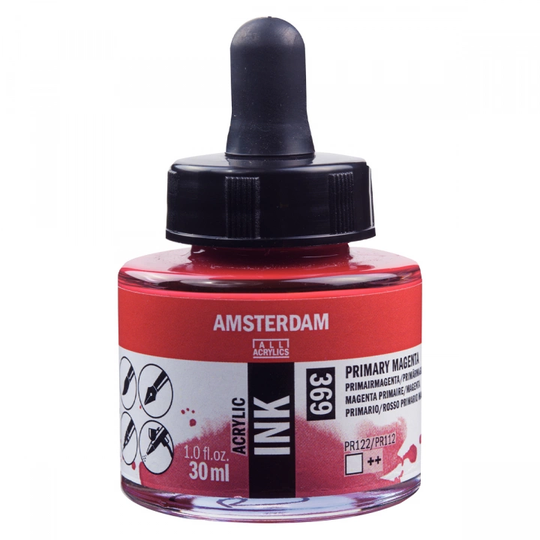 Amsterdam Acrylic Ink 30ML PEARL RED