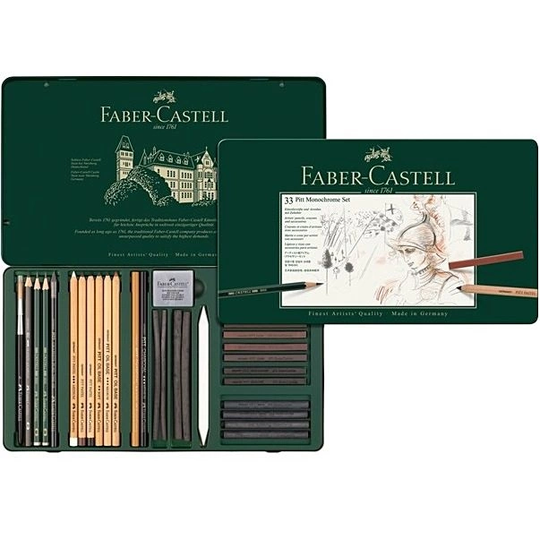 Faber-Castell PITT Monochrome 33-setti