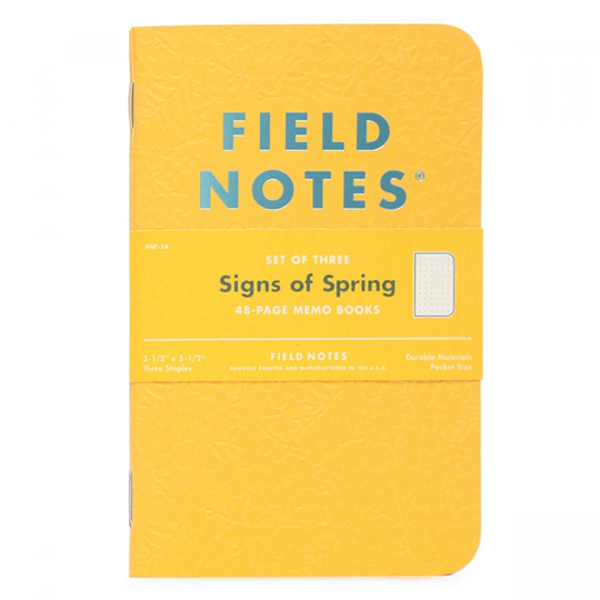 Field Notes Signs of Spring 3-pack