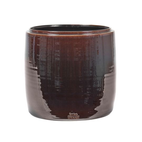 Serax Glazed Shades ruukku, 34 x 34 cm, ruskea