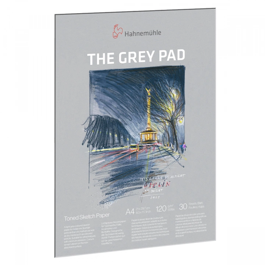 Hahnemühle The Grey Pad Luonnoslehtiö A4 120g