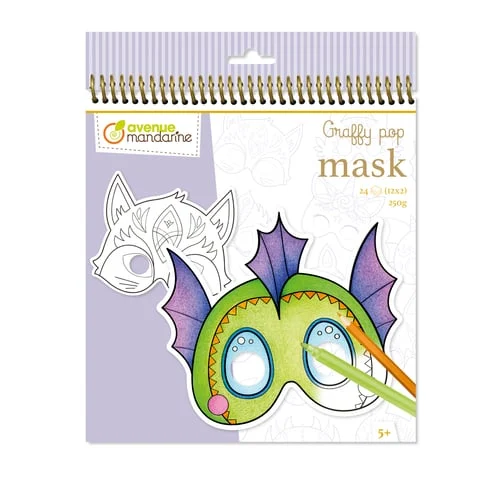 Avenue Mandarine - Graffy Pop Mask - Fantastic animal