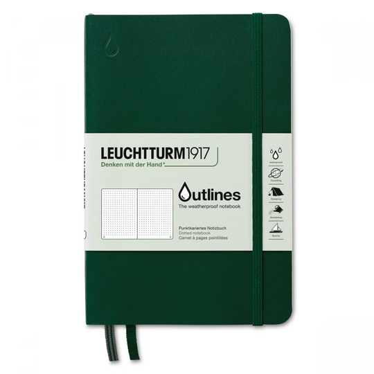 Leuchtturm1917 Outline Notebook B6 Walden Green Dotted