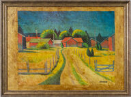 Juhani Palmun teos - Peltotie - 77x57 cm