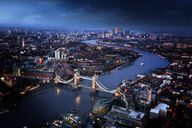 Canvas-taulu | Akustiikkataulu Lontoo Thames 1183