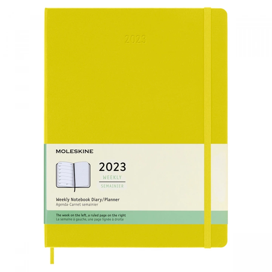 Moleskine 12M Weekly Notebook Hardcover XL Yellow