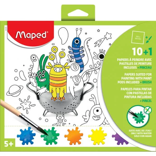 Maped - Photo Color Paint All in One x10 + Brush - Green