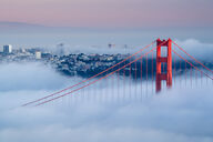 Canvas-taulu | Akustiikkataulu San Francisco ja Golden Gate sumussa 2989