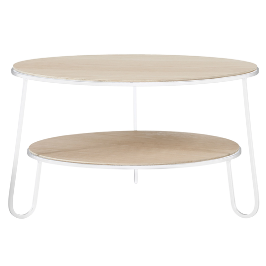 Hartô Eugenie sohvapöytä 70 cm, tammi - valkoinen