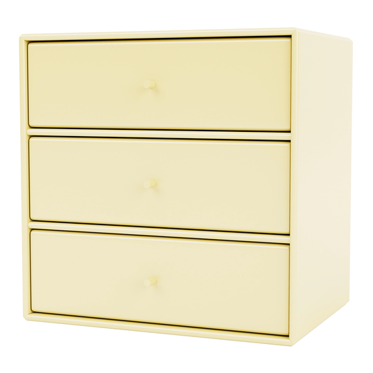 Montana Furniture Montana Mini moduuli 3 vetolaatikolla, 159 Camomile