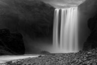 Canvas-taulu | Akustiikkataulu Skogafoss Islanti MV 878