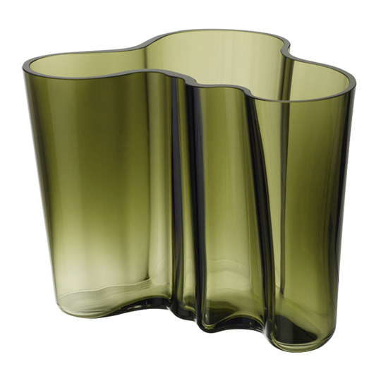 Iittala Aalto maljakko 160 mm, sammaleenvihreä