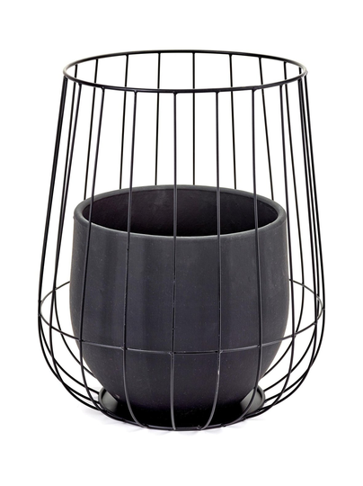 Pot in a cage -ruukku 37 x 46 cm