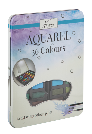Nassau - Aquarel Pans 36pcs - (K-AR0510/GE)