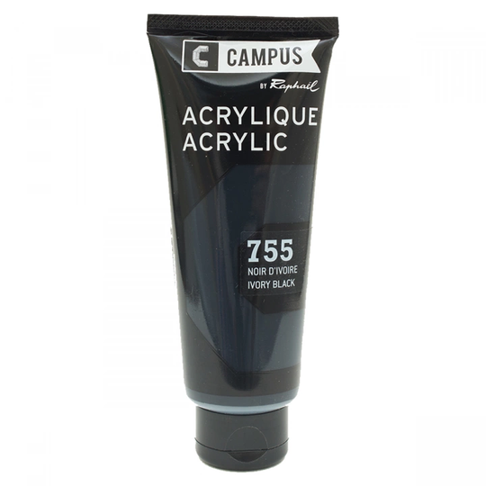 Raphaël Campus Akryylimaali 100 ml 755 Ivory black