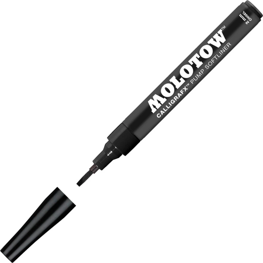 Molotow CALLIGRAFX Softliner 2mm soft brush-tip