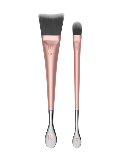 Face + eye jar brush -spaattelisivellinduo