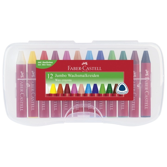 Faber-Castell Vahaliidut Jumbo 12-setti