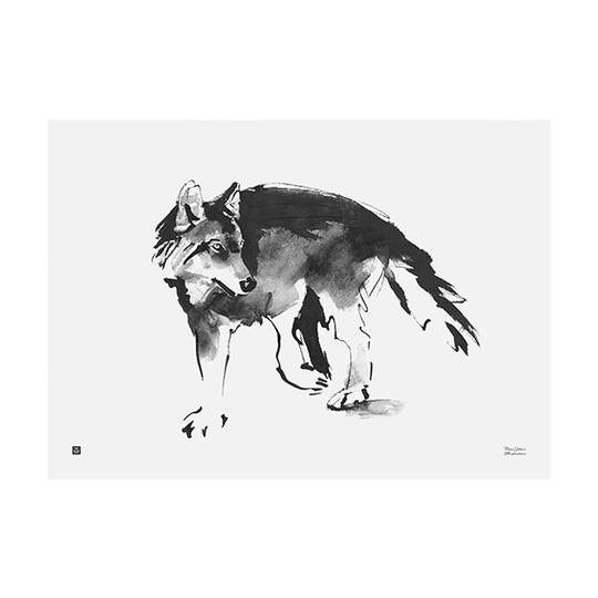 Teemu Järvi Illustrations Susi juliste, 70 x 50 cm